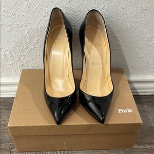 Christian Louboutin Glossy Black Heels